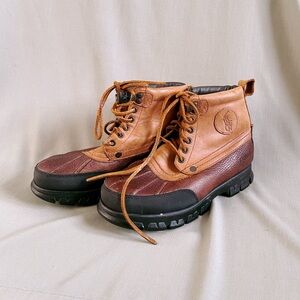 Burson Leather Boots Ralph Lauren